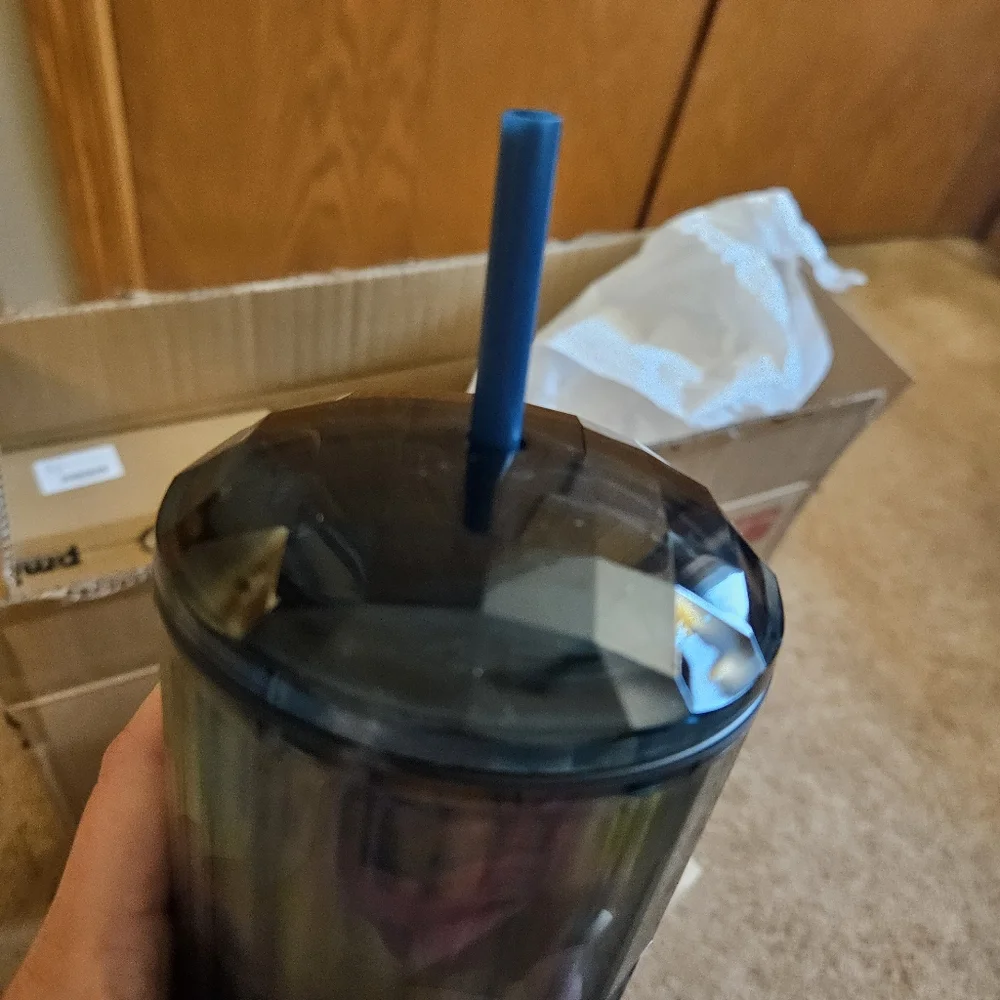 NWT 2 Starbucks Tumblers Fall 2022 Ocean Kaleidoscope Dome 24oz Venti w Straws